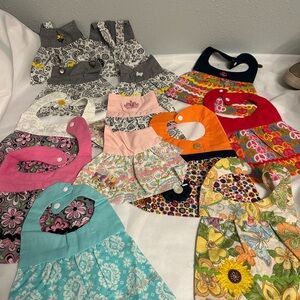 Vibrant Floral and Patterned Baby Bib Set Mix and match! Choose any 3!!